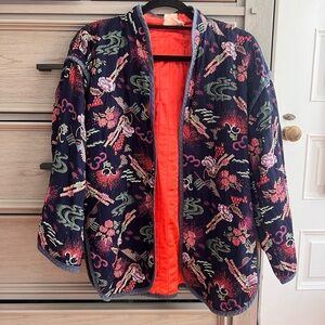 Floral Patterned Women's Jacket